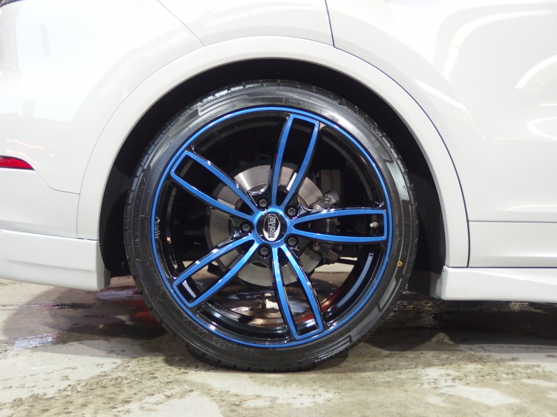 ポルシェ カイエン スポーツクロノパッケージ　EUR-GTエアロ　社外22in クレヨンオールペイント　エントリードライブ  CarPlay エアサス 中古車