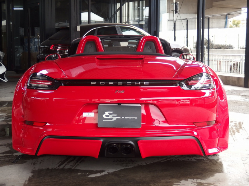 ポルシェ&nbsp;718 ボクスター&nbsp;EUR-GTワイドボディキット　専用21インチアルミホイール　社外ローダウンサス　スポクロPKG&nbsp;中古車