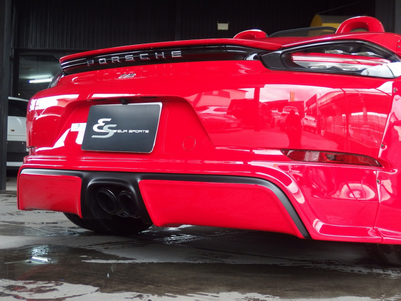 ポルシェ&nbsp;718 ボクスター&nbsp;EUR-GTワイドボディキット　専用21インチアルミホイール　社外ローダウンサス　スポクロPKG&nbsp;中古車