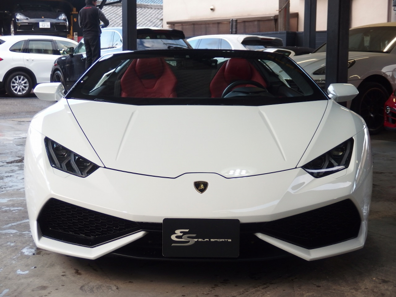 ランボルギーニ&nbsp;ウラカン&nbsp;LP610-4　スパイダー　正規ディーラー車　左ハンドル　純正20インチアルミ　フロントリフター　シートヒーター&nbsp;中古車