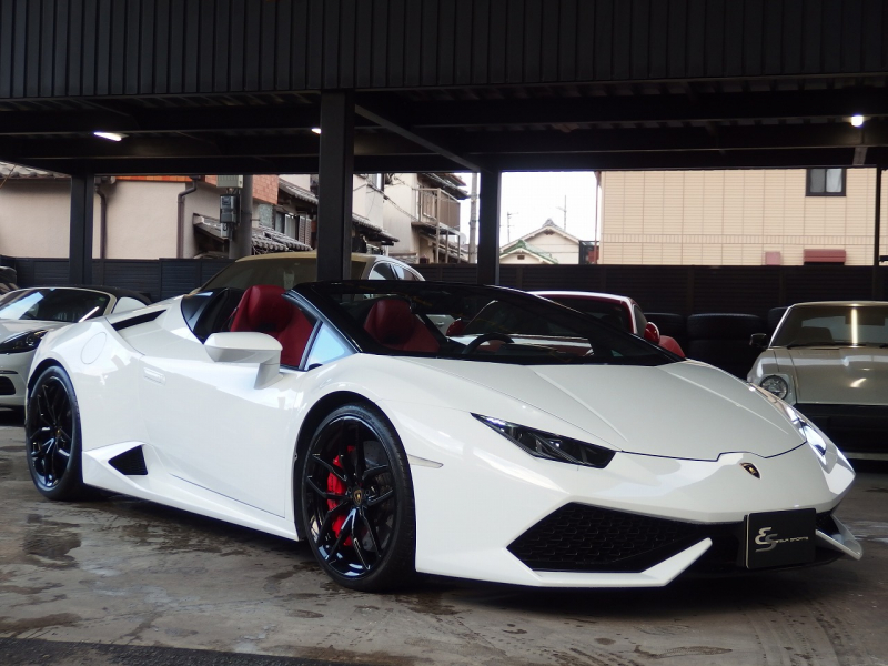 ランボルギーニ&nbsp;ウラカン&nbsp;LP610-4　スパイダー　正規ディーラー車　左ハンドル　純正20インチアルミ　フロントリフター　シートヒーター&nbsp;中古車
