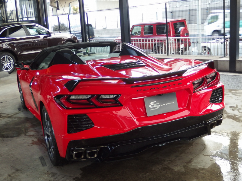 シボレー&nbsp;コルベット&nbsp;コンバーチブル　正規ディーラー車　走行5千km　フロントリフター　純正アルミホイール&nbsp;中古車