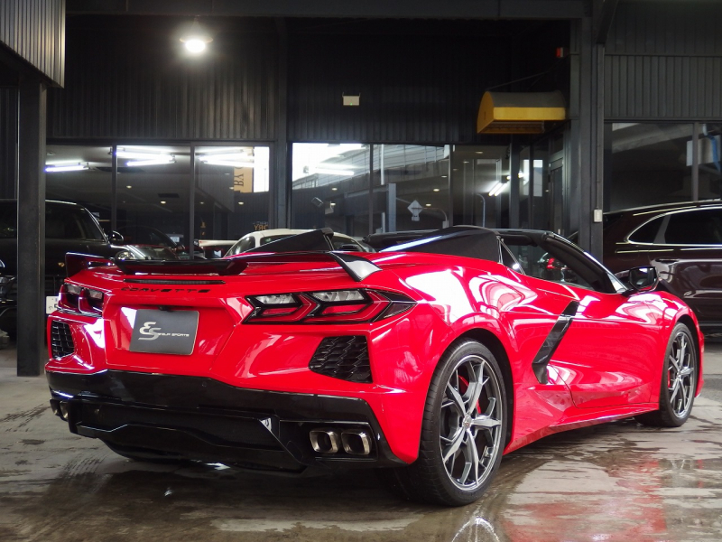 シボレー&nbsp;コルベット&nbsp;コンバーチブル　正規ディーラー車　走行5千km　フロントリフター　純正アルミホイール&nbsp;中古車