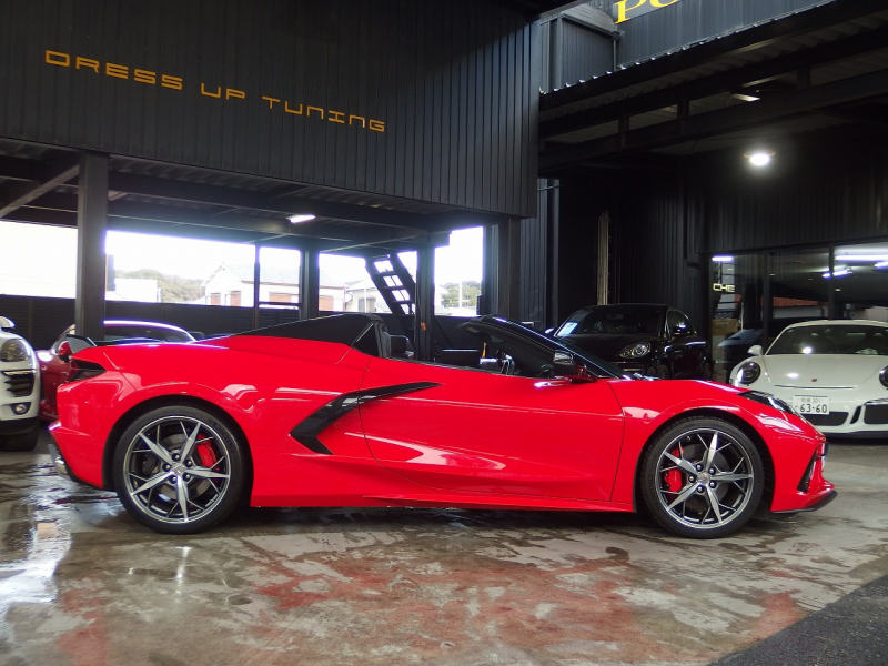シボレー&nbsp;コルベット&nbsp;コンバーチブル　正規ディーラー車　走行5千km　フロントリフター　純正アルミホイール&nbsp;中古車