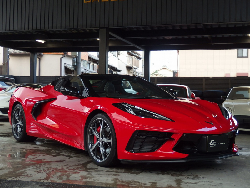 シボレー&nbsp;コルベット&nbsp;コンバーチブル　正規ディーラー車　走行5千km　フロントリフター　純正アルミホイール&nbsp;中古車