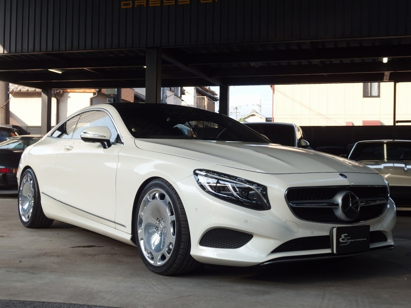 メルセデスベンツ&nbsp;Sクラス&nbsp;S550クーペ　正規D車　右ハンドル　マイバッハ純正20インチアルミホイール　ロワリングキット&nbsp;中古車
