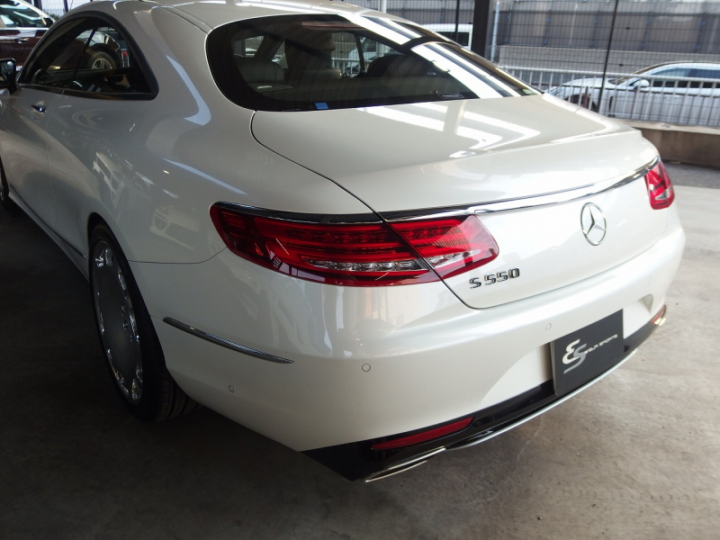 メルセデスベンツ&nbsp;Sクラス&nbsp;S550クーペ　正規D車　右ハンドル　マイバッハ純正20インチアルミホイール　ロワリングキット&nbsp;中古車