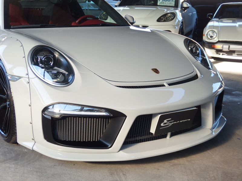ポルシェ&nbsp;911(Type991.1)&nbsp;カレラS　左ハンドル　EUR-GTRワイドボディキット　ES21inアルミ　オールペイント&nbsp;中古車