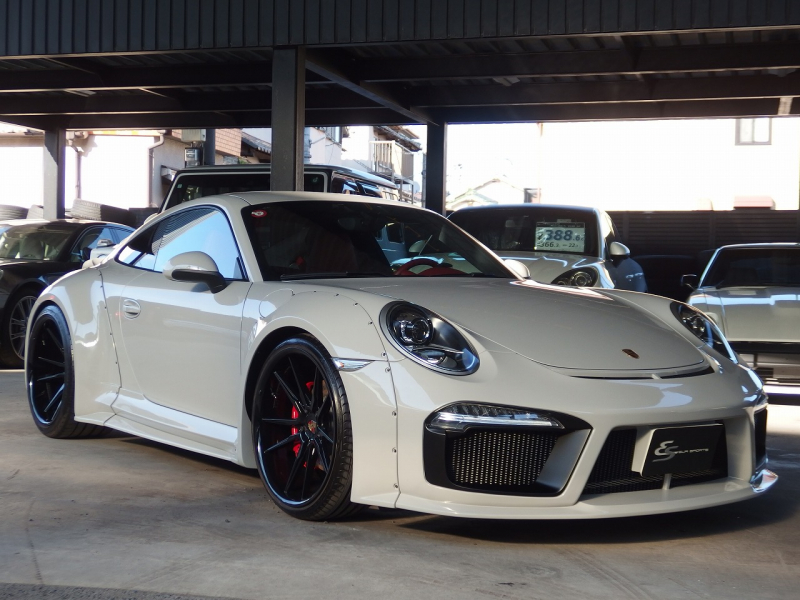 ポルシェ&nbsp;911(Type991.1)&nbsp;カレラS　左ハンドル　EUR-GTRワイドボディキット　ES21inアルミ　オールペイント&nbsp;中古車