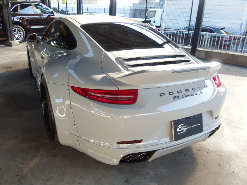 ポルシェ&nbsp;911(Type991.1)&nbsp;カレラS　左ハンドル　EUR-GTRワイドボディキット　ES21inアルミ　オールペイント&nbsp;中古車