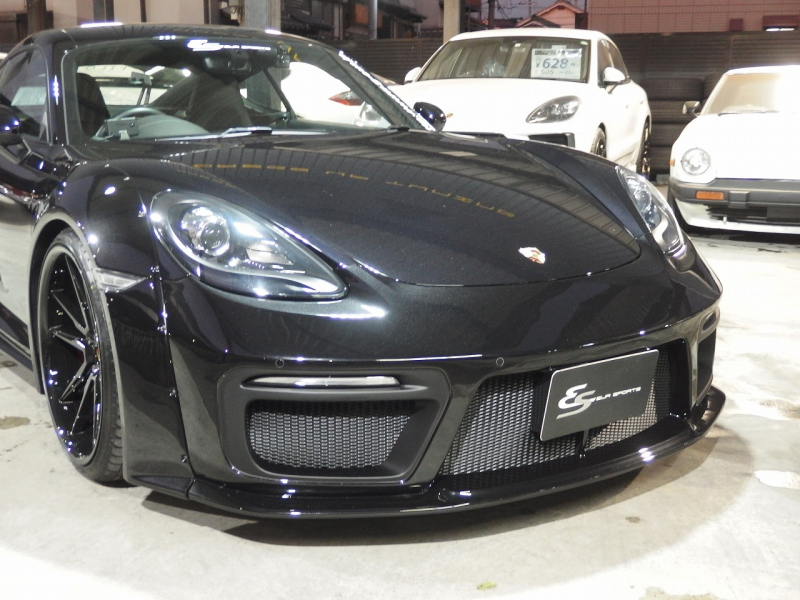 ポルシェ&nbsp;718 ケイマン&nbsp;PDK　正規ディーラー車　右ハンドル　EUR-GTRワイドボディ&nbsp;中古車