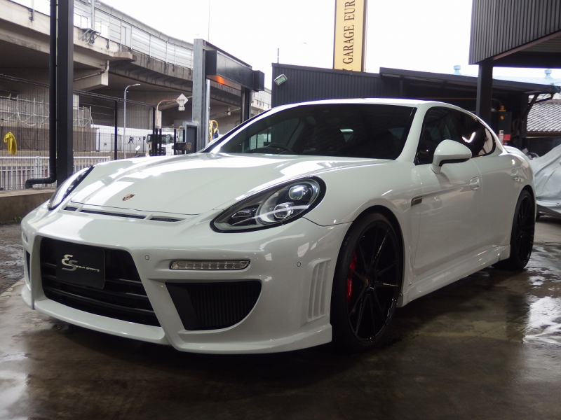 ポルシェ&nbsp;パナメーラ&nbsp;正規ディーラー車　2015yモデル　右ハンドル　EUR-GTエアロ　ES22インチアルミ　ESローダウンサス&nbsp;中古車