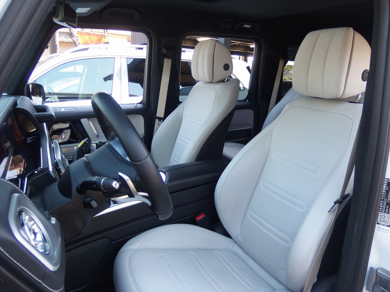 メルセデスベンツ&nbsp;Gクラス&nbsp;G400d　左ハンドル　AMGライン　マニュファクトゥーアプログラム　ホワイトレザー&nbsp;中古車