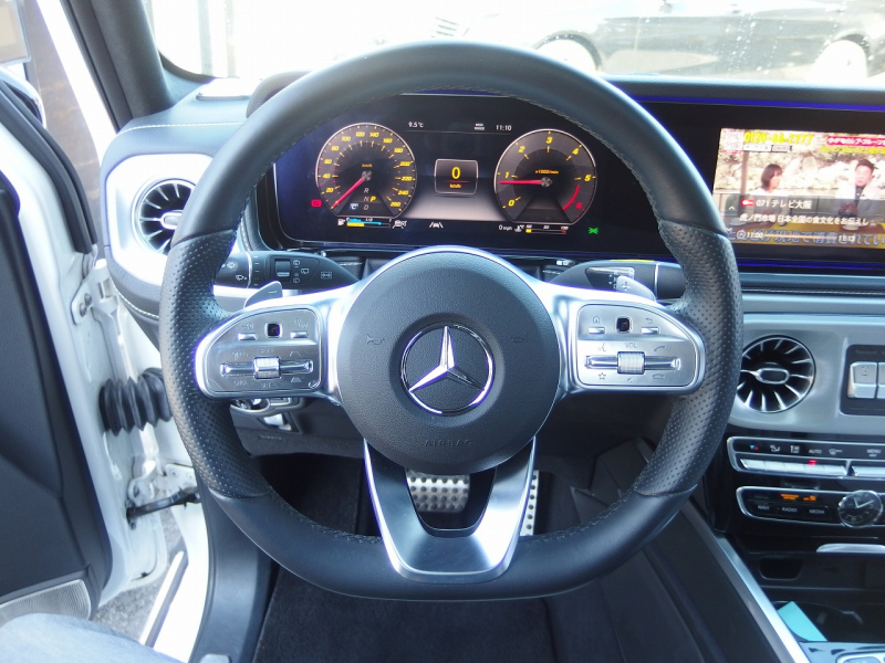メルセデスベンツ&nbsp;Gクラス&nbsp;G400d　左ハンドル　AMGライン　マニュファクトゥーアプログラム　ホワイトレザー&nbsp;中古車