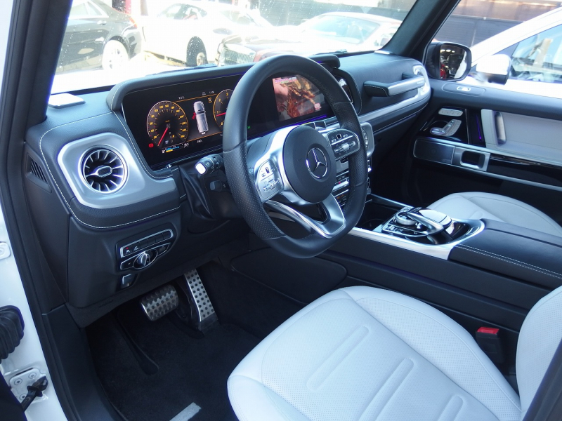 メルセデスベンツ&nbsp;Gクラス&nbsp;G400d　左ハンドル　AMGライン　マニュファクトゥーアプログラム　ホワイトレザー&nbsp;中古車