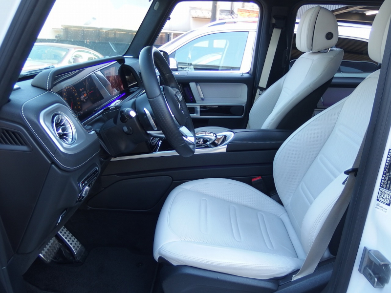 メルセデスベンツ&nbsp;Gクラス&nbsp;G400d　左ハンドル　AMGライン　マニュファクトゥーアプログラム　ホワイトレザー&nbsp;中古車
