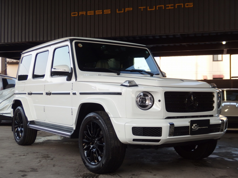 メルセデスベンツ&nbsp;Gクラス&nbsp;G400d　左ハンドル　AMGライン　マニュファクトゥーアプログラム　ホワイトレザー&nbsp;中古車