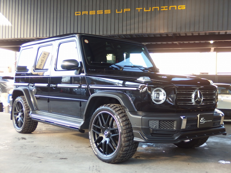 メルセデスベンツ&nbsp;Gクラス&nbsp;メルセデスベンツ Gクラス G400d　左ハンドル　AMGライン　WALDフロントリップ　社外22inアルミ&nbsp;中古車