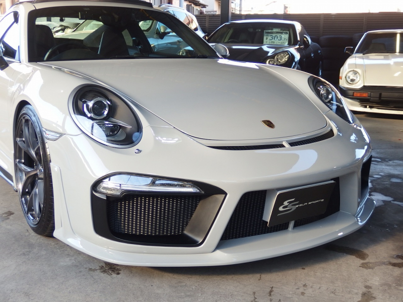 ポルシェ&nbsp;911(Type911)&nbsp;PDK　右ハンドル　EUR-GTフルエアロ　ES可変マフラー　BCフォージドアルミホイール　KW車高調&nbsp;中古車