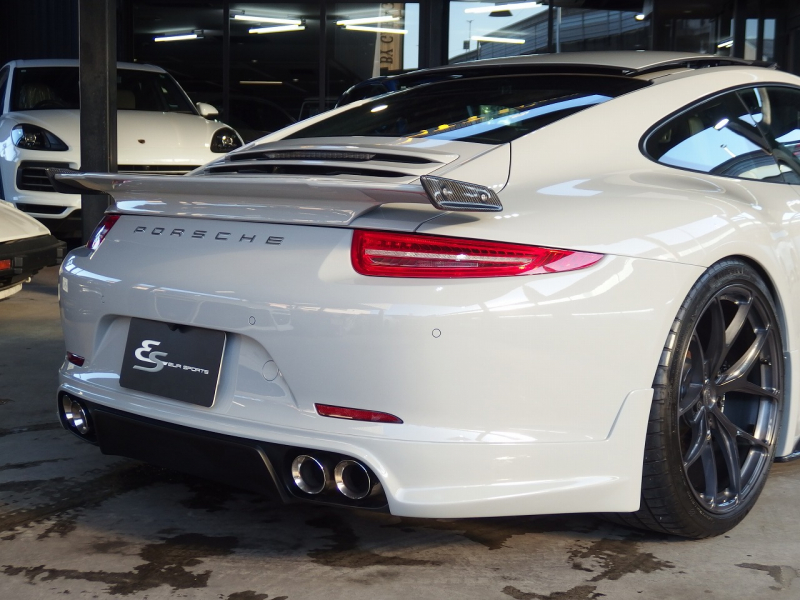 ポルシェ&nbsp;911(Type911)&nbsp;PDK　右ハンドル　EUR-GTフルエアロ　ES可変マフラー　BCフォージドアルミホイール　KW車高調&nbsp;中古車
