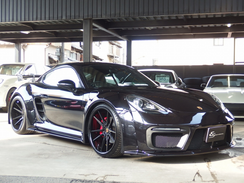 ポルシェ&nbsp;718 ケイマン&nbsp;6MT　正規ディーラー車　右ハンドル　EUR-GTRワイドボディ&nbsp;中古車