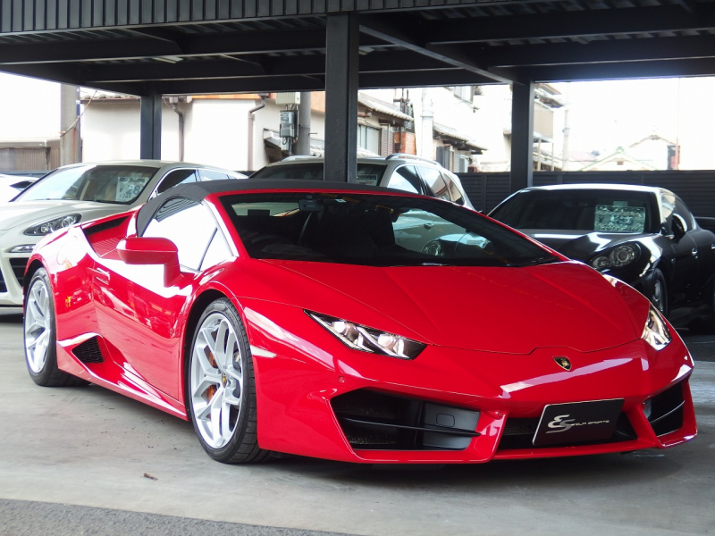 ランボルギーニ&nbsp;ウラカン&nbsp;スパイダー　LP580-2　RWD　正規ディーラー車　右ハンドル&nbsp;中古車