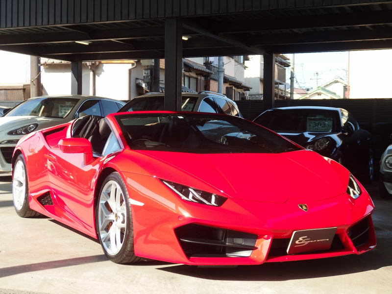 ランボルギーニ&nbsp;ウラカン&nbsp;スパイダー　LP580-2　RWD　正規ディーラー車　右ハンドル&nbsp;中古車