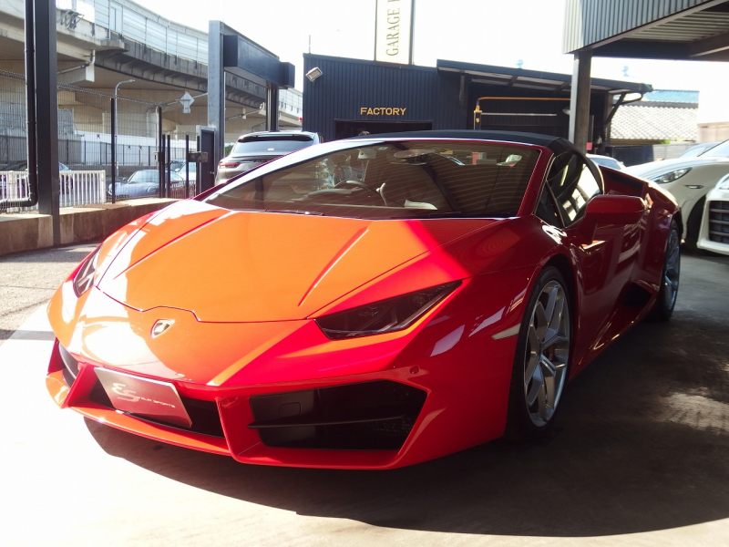 ランボルギーニ&nbsp;ウラカン&nbsp;スパイダー　LP580-2　RWD　正規ディーラー車　右ハンドル&nbsp;中古車