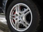 ポルシェ カイエン ターボ　ディーラー車　左ハンドル　エアサス　サンルーフ 中古車