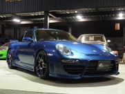 ポルシェ 911(Type997) EUR-GTフルエアロ ESリモコン式可変バルブマフラー 中古車