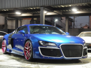アウディ&nbsp;R8&nbsp;V10 5.2L FSIクワトロ 正規ディーラー車 左ハンドル 社外フルエアロ AVS20inアルミ&nbsp;中古車