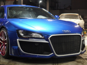 アウディ&nbsp;R8&nbsp;V10 5.2L FSIクワトロ 正規ディーラー車 左ハンドル 社外フルエアロ AVS20inアルミ&nbsp;中古車