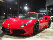 フェラーリ 488GTB F1 DCT 左ハンドル  ESスポーツマフラー ESアルミホイール ESエアロニウム 中古車