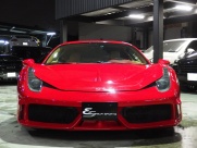 フェラーリ&nbsp;458イタリア&nbsp;F1 DCT ESスポーツマフラー スペチアーレタイプフロントバンパー&nbsp;中古車