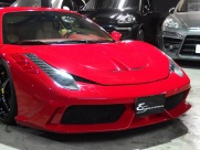 フェラーリ&nbsp;458イタリア&nbsp;F1 DCT ESスポーツマフラー スペチアーレタイプフロントバンパー&nbsp;中古車