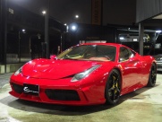 フェラーリ&nbsp;458イタリア&nbsp;F1 DCT ESスポーツマフラー スペチアーレタイプフロントバンパー&nbsp;中古車