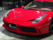 フェラーリ&nbsp;458イタリア&nbsp;F1 DCT ESスポーツマフラー スペチアーレタイプフロントバンパー&nbsp;中古車