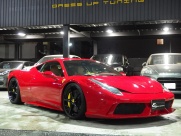 フェラーリ&nbsp;458イタリア&nbsp;F1 DCT ESスポーツマフラー スペチアーレタイプフロントバンパー&nbsp;中古車