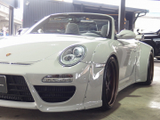 ポルシェ 911(Type997) カレラ カブリオレ EUR-GTRワイドボディ 後期モデル 1オーナー PDK 正規ディーラー車 左ハンドル スポーツクロノPKG 中古車