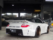 ポルシェ 911(Type997) カレラ カブリオレ EUR-GTRワイドボディ 後期モデル 1オーナー PDK 正規ディーラー車 左ハンドル スポーツクロノPKG 中古車