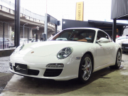 ポルシェ 911(Type997) カレラ 後期モデル 正規ディーラー車 左ハンドル スポーツクロノPKG PASM テラコッタレザーインテリア シートヒーター 中古車