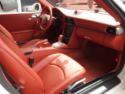 ポルシェ 911(Type997) カレラ 後期モデル 正規ディーラー車 左ハンドル スポーツクロノPKG PASM テラコッタレザーインテリア シートヒーター 中古車