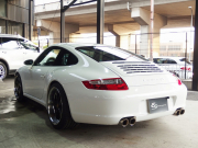 ポルシェ 911(Type997) カレラ4S  正規ディーラー車 Tip-s 左ハンドル スポーツクロノPKG  PASM ESスポーツマフラー ES3-19inアルミ ESローダウンサス 社外カーボンリップ 中古車