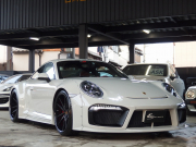 ポルシェ&nbsp;911(Type991)&nbsp;カレラS 左ハンドル PDK EUR-GTRワイドボディキット ES9-21inアルミ ESスポーツマフラー スポーツクロノPKG  サンルーフ PASM シートヒーター&nbsp;中古車
