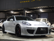 ポルシェ パナメーラ S 正規ディーラー車 後期モデル 左ハンドル PDK EUR-GTエアロキット  純正エアサス サンルーフ エントリドライブ 全席シートヒーター サラウンドビューシステム 中古車