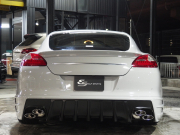 ポルシェ パナメーラ 正規ディーラー車 右ハンドル PDK EUR-GTエアロ ES9-22inアルミ ESスポーツマフラー ESローダウンサス PASM PDLS パークトロニック HDDナビ 中古車