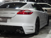 ポルシェ パナメーラ 正規ディーラー車 右ハンドル PDK EUR-GTエアロ ES9-22inアルミ ESスポーツマフラー ESローダウンサス PASM PDLS パークトロニック HDDナビ 中古車