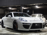 ポルシェ パナメーラ 正規ディーラー車 右ハンドル PDK EUR-GTエアロ ES9-22inアルミ ESスポーツマフラー ESローダウンサス PASM PDLS パークトロニック HDDナビ 中古車