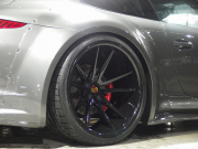 ポルシェ&nbsp;911(Type991)&nbsp;カレラ  正規ディーラー車 左ハンドル EUR-GTRワイドボディキット ES9-21inアルミ  ESスポーツマフラー ESダウンサス&nbsp;中古車