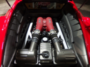 フェラーリ&nbsp;F430&nbsp;正規ディーラー車 F1 左ハンドル 19inアルミ 社外リアウィング カーボンインテリアパネル ベージュレザーシート シートヒーター&nbsp;中古車